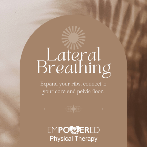 Lateral Breathing exercise